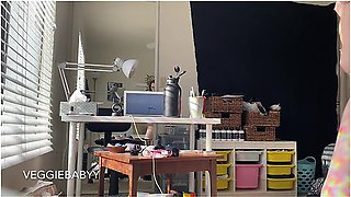 Spying On Me Cleaning My Room Naked - Full Video! Voyeur