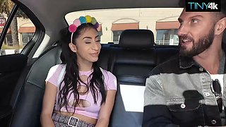 Sona bella hooks up with Big Cock on the rail home