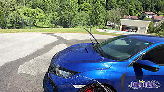 He Fucks Me While I Wash the Car