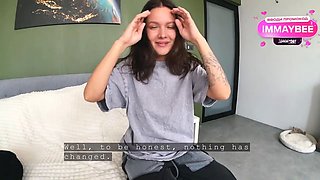 First time sex with a busty virgin stepsister. Huge cumshot. POV