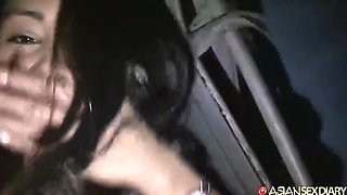 Ambitious Asian Teen Takes Double Penetration - Anal & POV Creampie