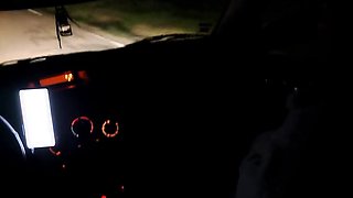 Girlfriend In Heels Fucks Stranger Outdoors In A Car