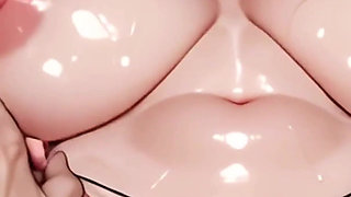 Fox Girl Ahri, Takes Huge Cock Between Her Big Tits Before Riding Like Crazy and Taking Monster Facial!