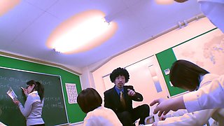 Hot Nurse In Hosiery Gets Eaten Out Close Up By Lucky Student 18+