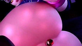 Thicc League of Legends Butt Plugged Ass Slut Wants to Jerk off a Cock