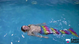 Captive Mermaid Teases You in the Pool