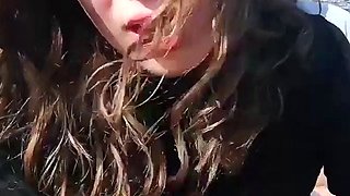 Close up teen masturbation