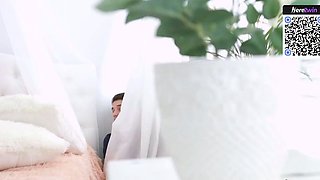 Hot teenager loves hard-core smooching and railing her bf
