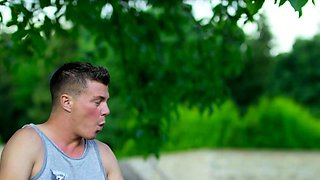 Brunette Teens in a Wild Skinny Orgy