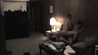 Whore gets pussy fucked in scandal