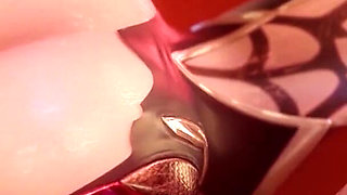 Anal Bulging a Fucking Slut Until She Squirts, Widowmaker Gets Creampied in Her Ass