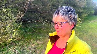 The Anal Granny Outdoors!!!