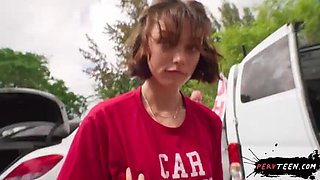 Caught Public Sex! 18yo Teen Reyna Belle Fucks Tony Rubino Outdoor - Horny Exhibitionist Doesn't Stop!