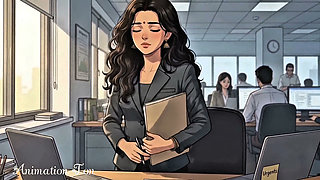 Episode 3 Indian Secretary Marries Hardcore Dia in the Night Office Promotion Animation