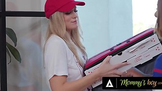 Lucky guy's pounding his stepmom's tight pussy in the tent!