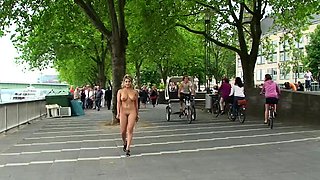 Outdoor undressed Public