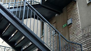 Milan Cheek's Desire Stairs Fuel a Sultry Solo Erotic Rush