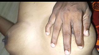 Cute breast squeeze and fuck with Housewife