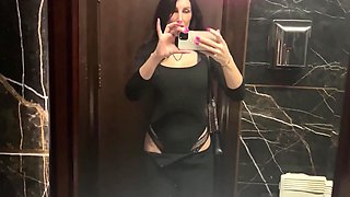 Masturbated in the women's toilet and got fucked in the men's