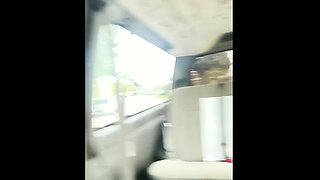 Valerica Steele Gets Smashed On Fan Bus