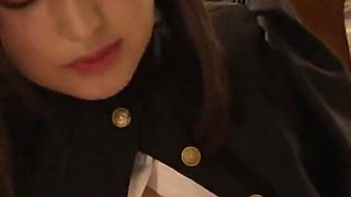 133cm Maid Uniform Cosplayer Massive on the a-cup Body That Is Still Growing