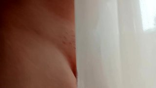 My Boobs and Pussy. I Caress Myself! Pissing