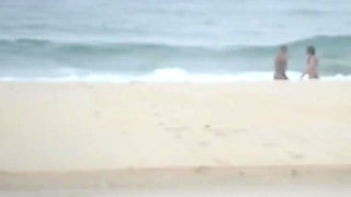 Public Beach Fuck -- Vow Renewals and Cum on My Face