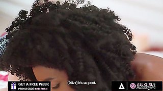 Olive Glass And Nicole Kitt In Hot Interracial 69 Between Two Sexy Lesbians