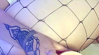 Beautiful Sonya having a horny solo toy masturbation