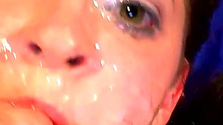 Ggg Joh Thompson - First Time Bukkake Gangbang Enjoys by Hot Chicks and Big Cocks