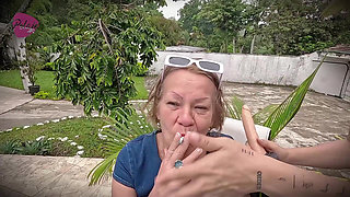 Perv Grandma Hires Young Gardener and Ends up Fucking Him Hard in the Ass