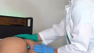 Goddess Fina Gives Her Patient Proper Anal Prep for Colonoscopy