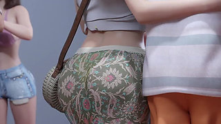 Awam MILF Amelie - Part 12 - Lucky Sam Enjoy a Steamy Beach Threesome-while Amelie Reads a Book