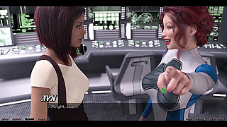 Stranded in Space - Lesbian Makeout Session