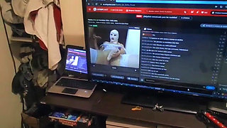 My Webcam in a White Corset Is a Delight... Don't You Think?