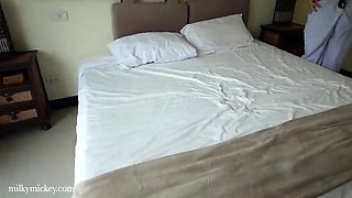 Hot Stepsister Shares One Bed With Stepbro - Tight Pussy Fucked Hard