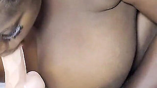 Beautiful Chubby Has a Great Time with Her Dildo
