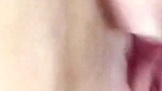 Beautiful MILF Horny Wife Send a Video to Her Cuckold Husband so He Can Masturbate in Office Toilet