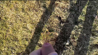 Caught Stroking in Public... She Helped Me Finish