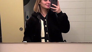 I Was Out with My Friends and I Felt Like It, I Started Masturbating in the Bathroom, Then I Went Home to Get Fucked