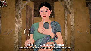 Horny Desi Indian Bhabhi: Hardcore Outdoor Secret Sex with Boyfriend in the Forest English Subtitles