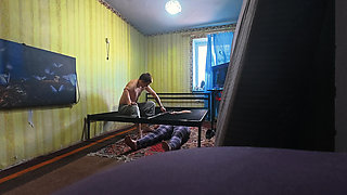 Behind the scenes, uncut. We're building a new sex bed