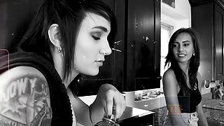 Classic Hot Lesbian Action in the Kitchen