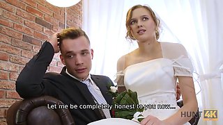 HUNT4K. Rich man pays well to fuck hot young babe on her wedding day