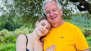 Maya Sinn's natural tits trailer by Beauty and the Senior