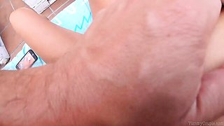 Impressive Yummy's small tits clip