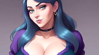 Indian aunty erotica in 3D animation meets hardcore hentai fuck in cartoon fantasy