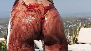 Ella Reese TS Cumshot