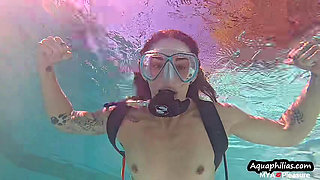 Scuba Flexing Muscle Stepmommy