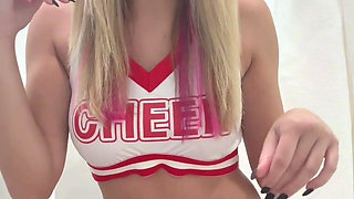 Peeing in My Cheer Outfit After a Live Stream